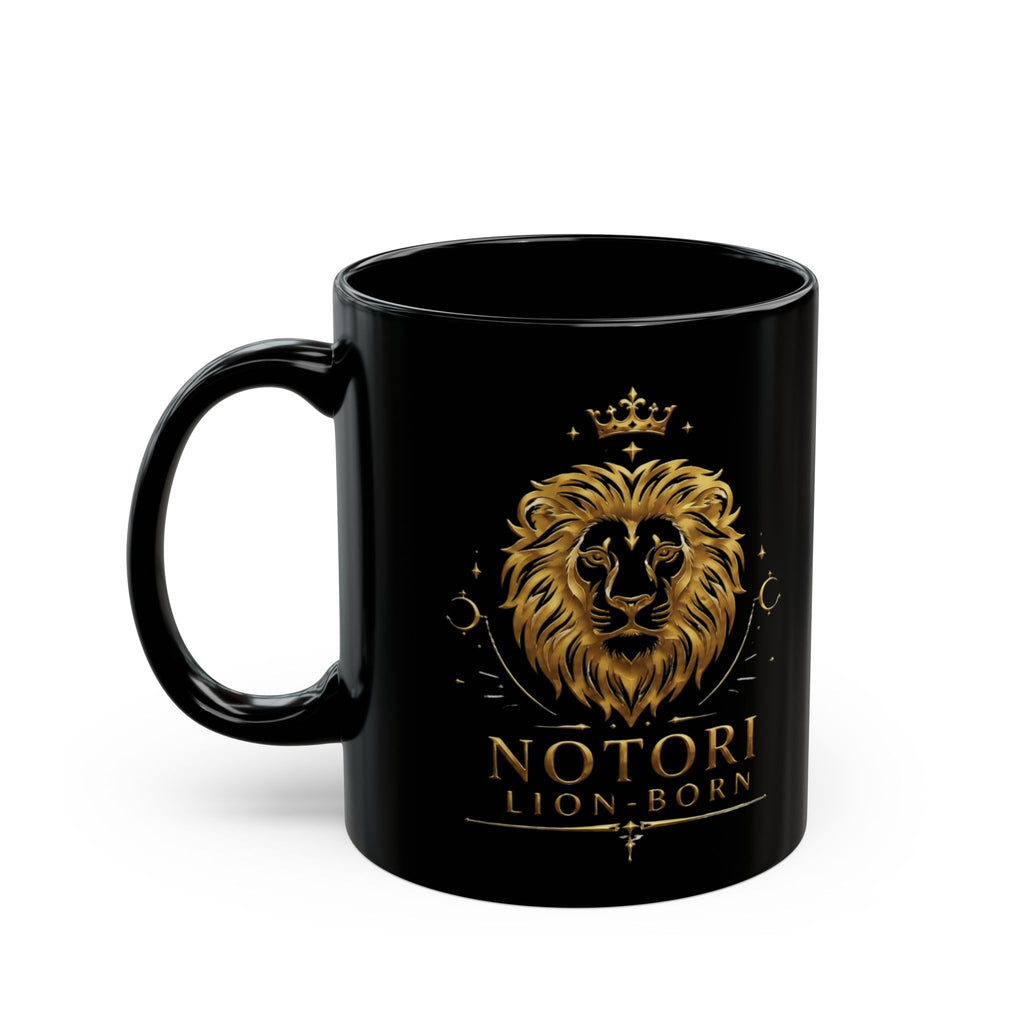 Notori Lion-Born Black Mug