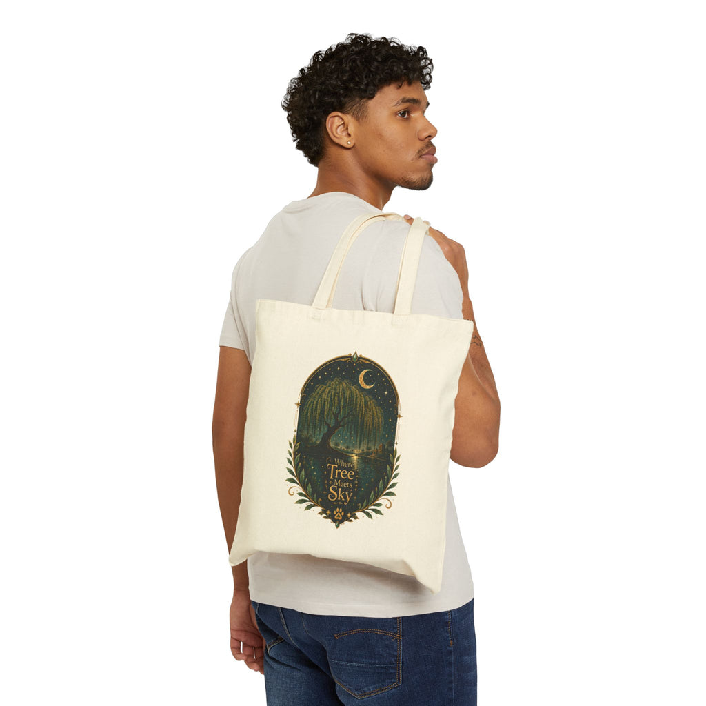 Where Tree Meets Sky Canvas Tote Bag