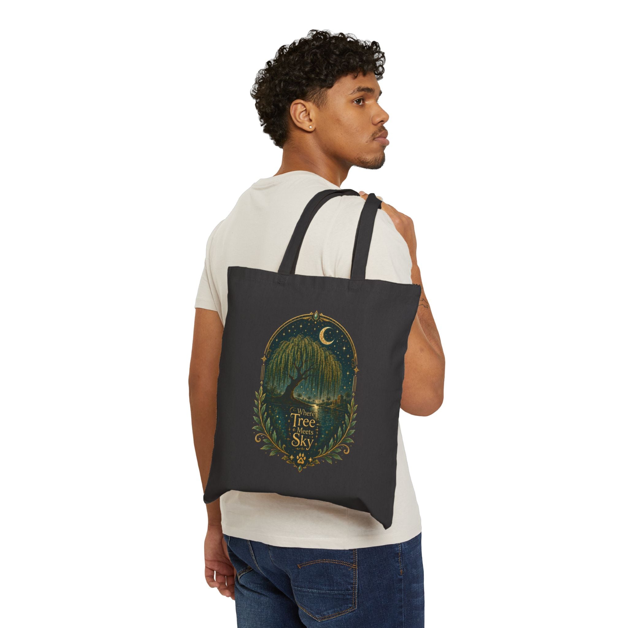 Where Tree Meets Sky Canvas Tote Bag