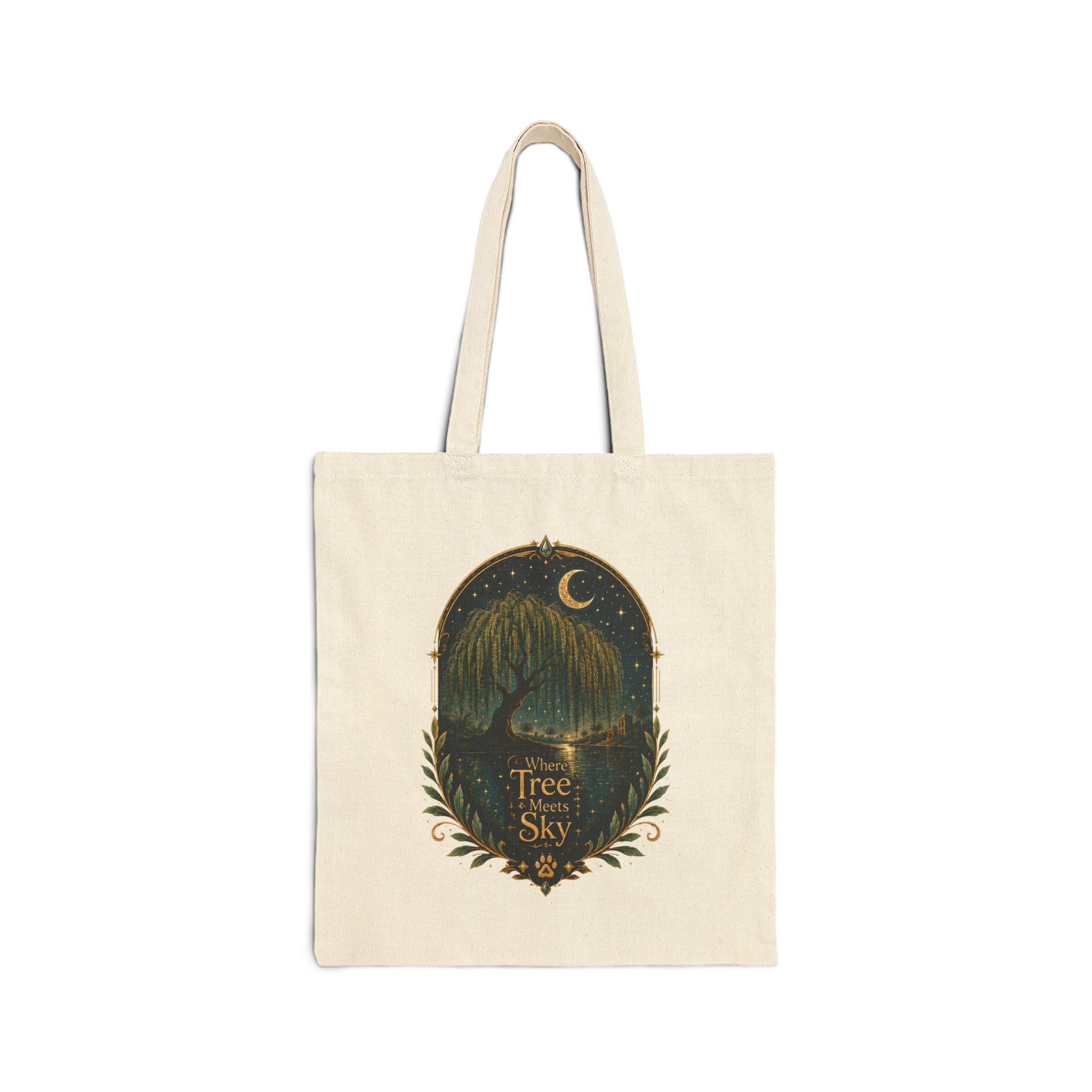 Where Tree Meets Sky Canvas Tote Bag