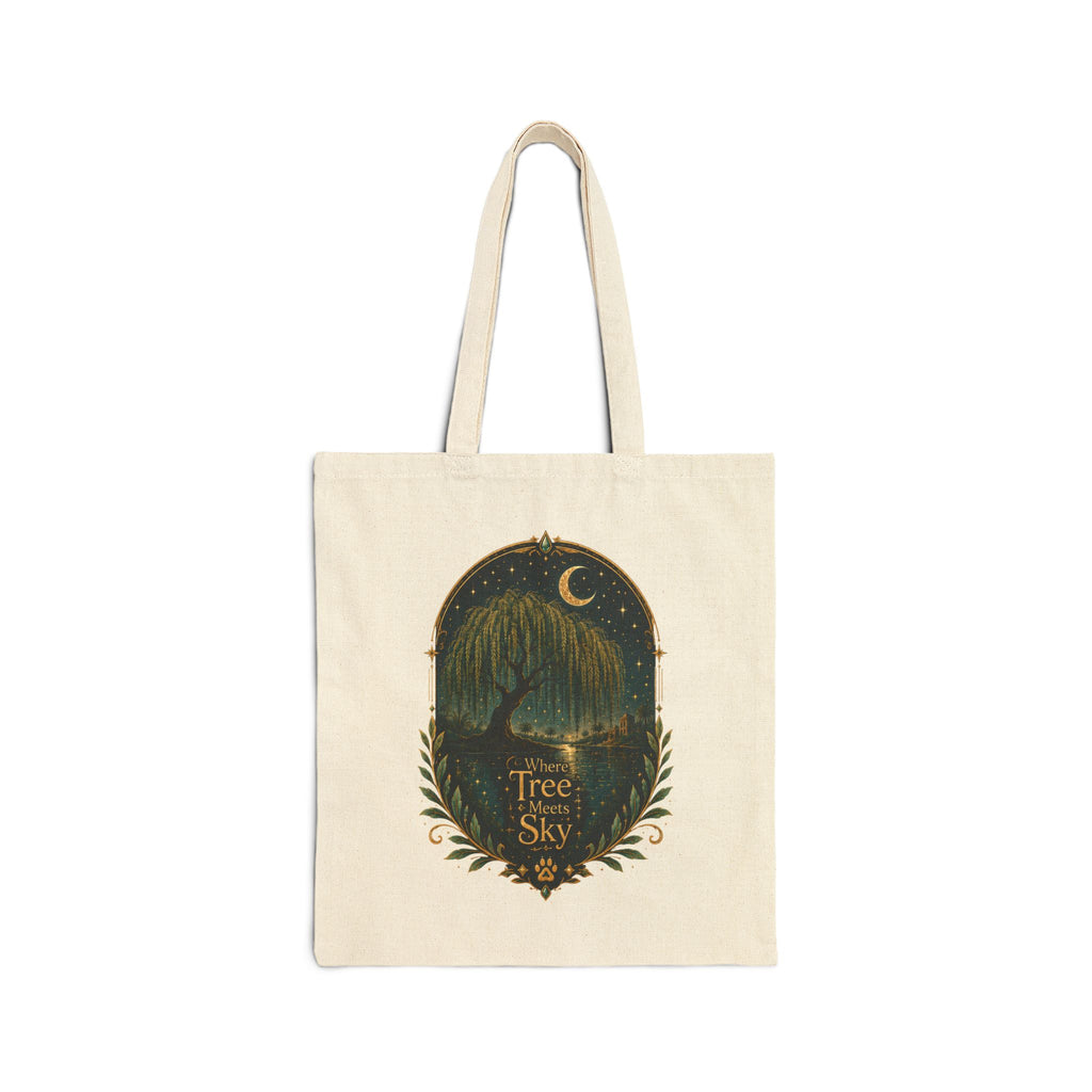 Where Tree Meets Sky Canvas Tote Bag