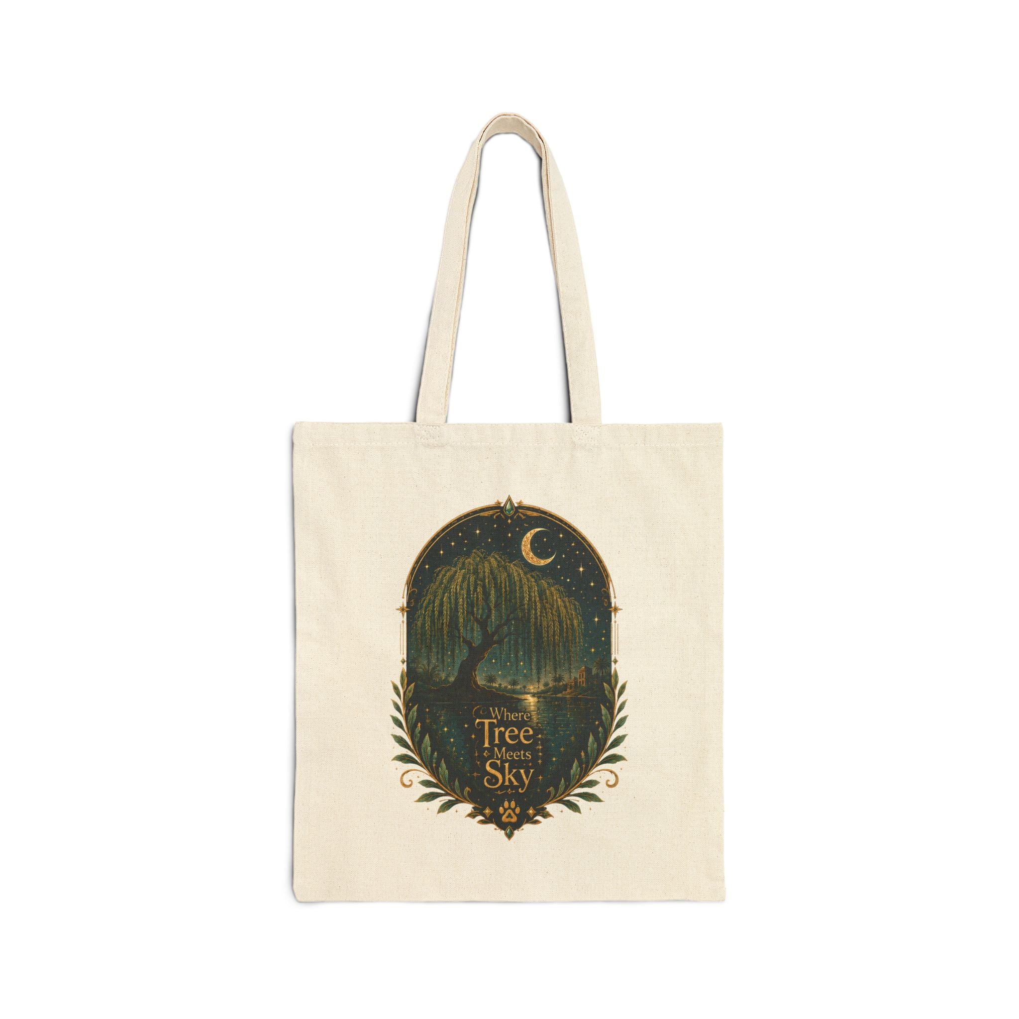 Where Tree Meets Sky Canvas Tote Bag